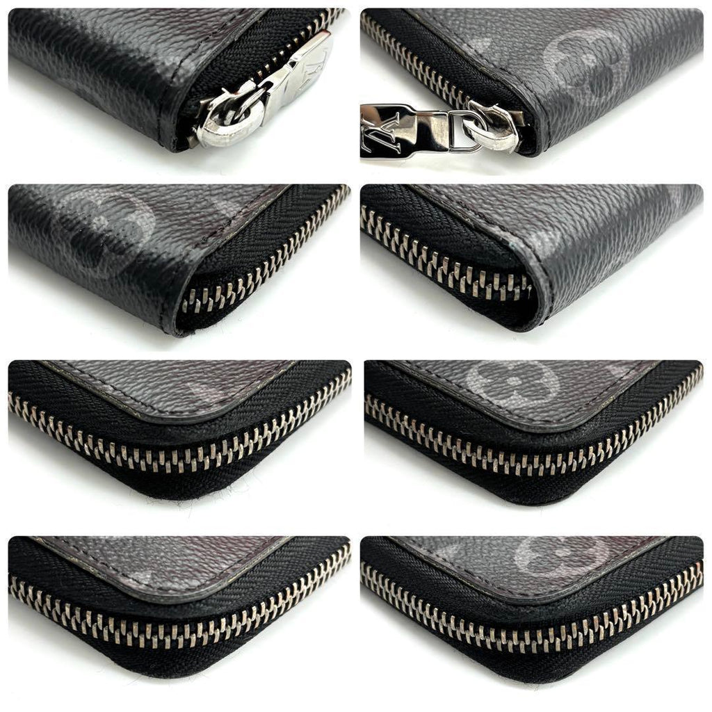Louis Vuitton Zippy Vertical Monogram Eclipse Wallet — view 6