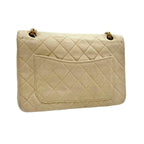 Chanel Cotton Quilted Double Chain Shoulder Bag CC Logo — view 2