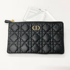 Dior Caro Cannage CD Logo Slim Pouch — view 2