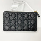 Dior Caro Cannage CD Logo Slim Pouch — view 3