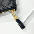Dior Caro Cannage CD Logo Slim Pouch — view 5