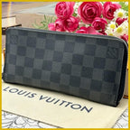 Louis Vuitton Damier Graphite Vertical Zippy Wallet