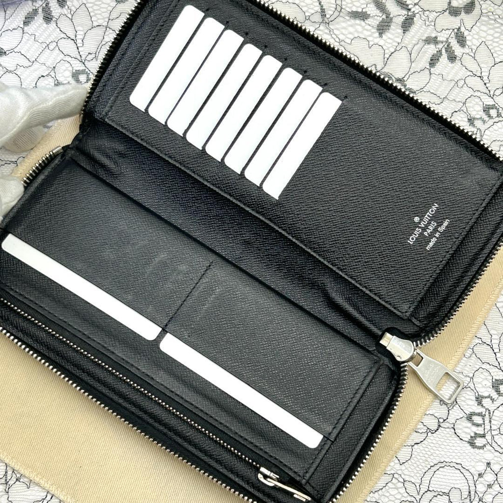 Louis Vuitton Damier Graphite Vertical Zippy Wallet — view 6