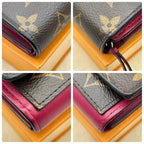 Louis Vuitton Monogram Portefeuille Flor Compact Wallet — view 5