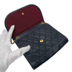 Chanel Lambskin Mini Quilted Chain Shoulder Bag CC Logo — view 7