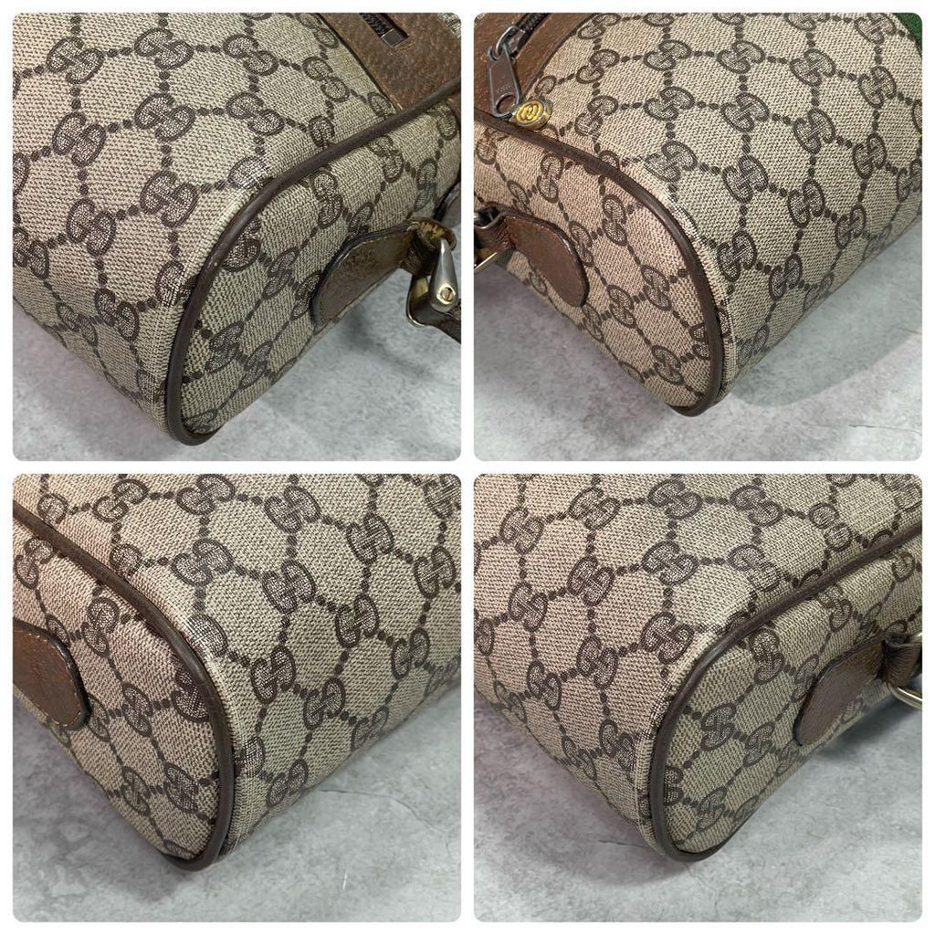 Gucci GG Sherry Line Shoulder Bag Brown Leather — view 9