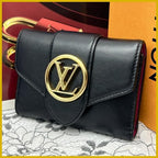 Louis Vuitton Portefeuille LV Pont Neuf Compact Folded Wallet