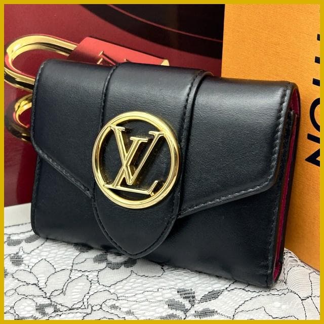 Louis Vuitton Portefeuille LV Pont Neuf Compact Folded Wallet