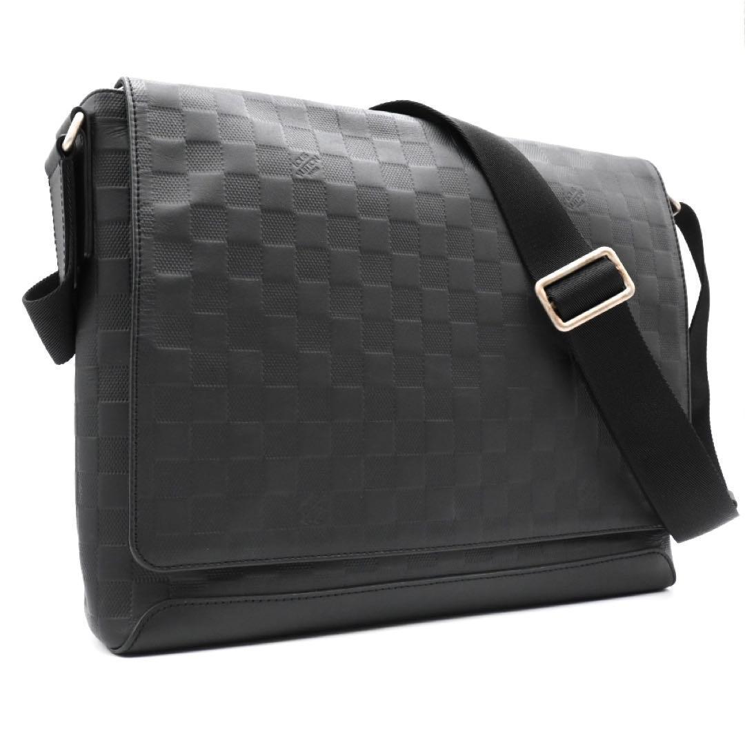 Louis Vuitton Damier Infini District MM Shoulder Bag