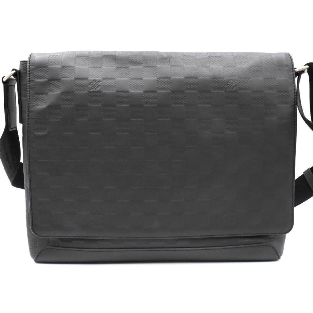 Louis Vuitton Damier Infini District MM Shoulder Bag — view 2