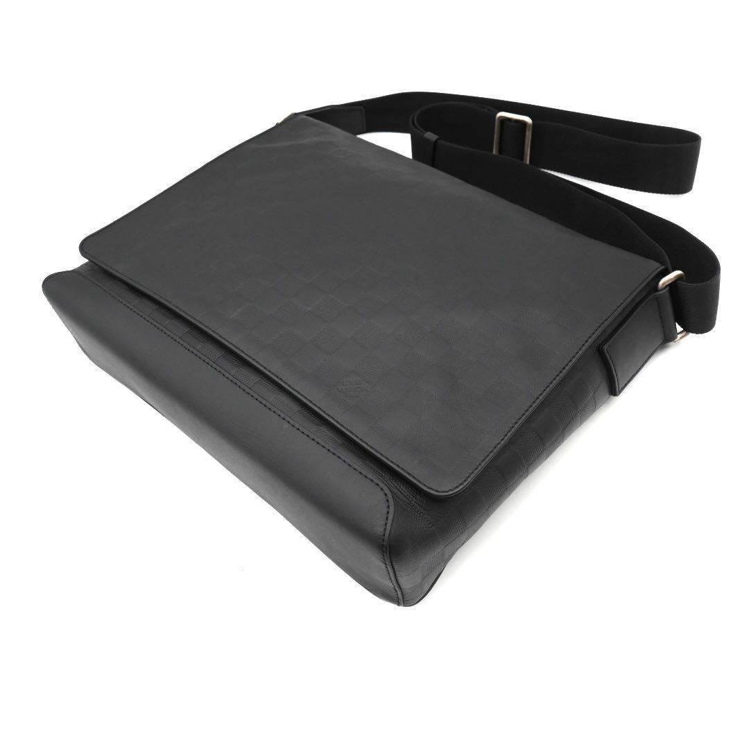 Louis Vuitton Damier Infini District MM Shoulder Bag — view 5