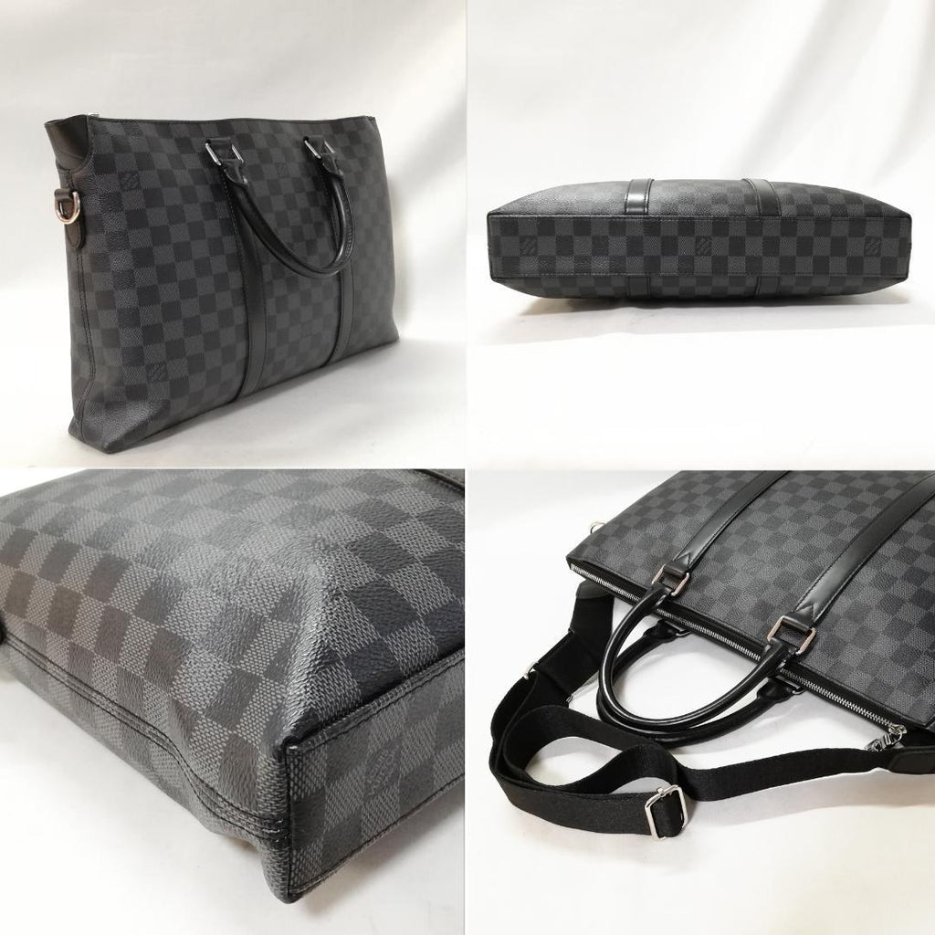 Louis Vuitton Anton 2-Way Tote Shoulder Black — view 3
