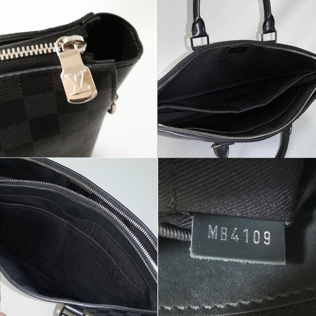 Louis Vuitton Anton 2-Way Tote Shoulder Black — view 4