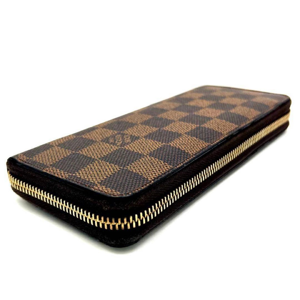 Louis Vuitton Damier Portefeuille Clemence Fuchsia Pink Wallet — view 5