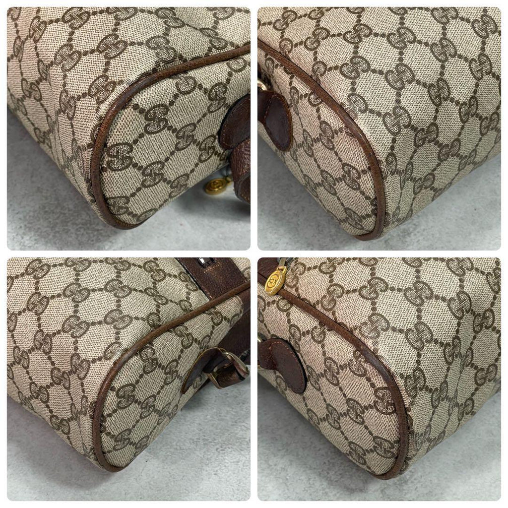 Gucci GG Sherry Line Shoulder Bag Brown Leather — view 9