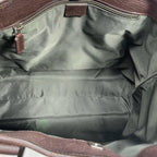 Gucci GG Tote Bag Brown Beige Leather Logo — view 5