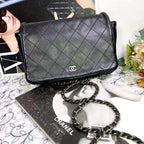 Chanel Chain Shoulder Wallet Quilted