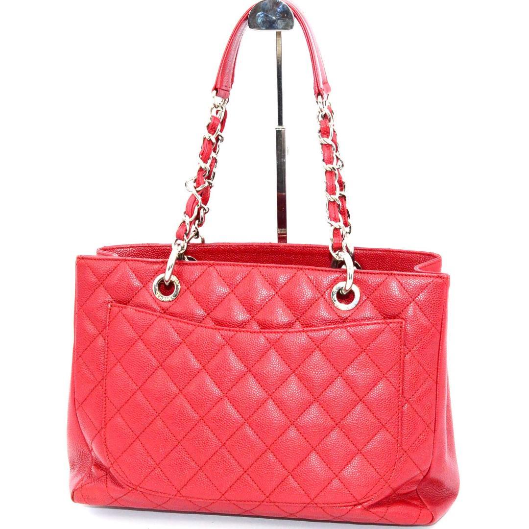 Chanel Chain Tote Grand Shopping GST Caviar Leather — view 2
