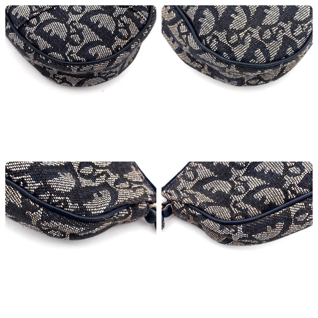 Dior Trotter Saddle Bag Navy Pouch — view 7