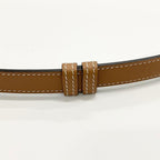 Hermes Leather Kelly 18 Belt Veau Gold Silver Handbag — view 7