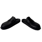 Hermes Mix Mules 36 Leather Black Slip Ons — view 7