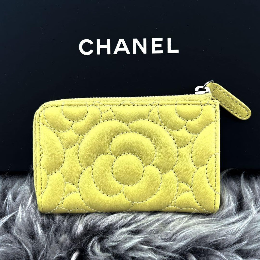 Chanel Wallet Camellia Stitch Ring Coin Purse — view 2