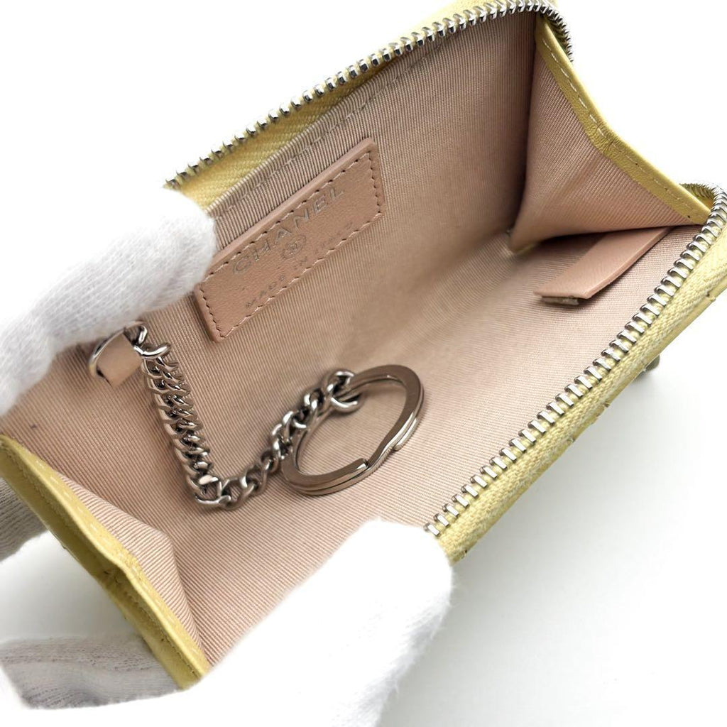 Chanel Wallet Camellia Stitch Ring Coin Purse — view 3