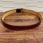 Gucci GG Guccissima Buckle Belt Gold Leather Bordeaux — view 6