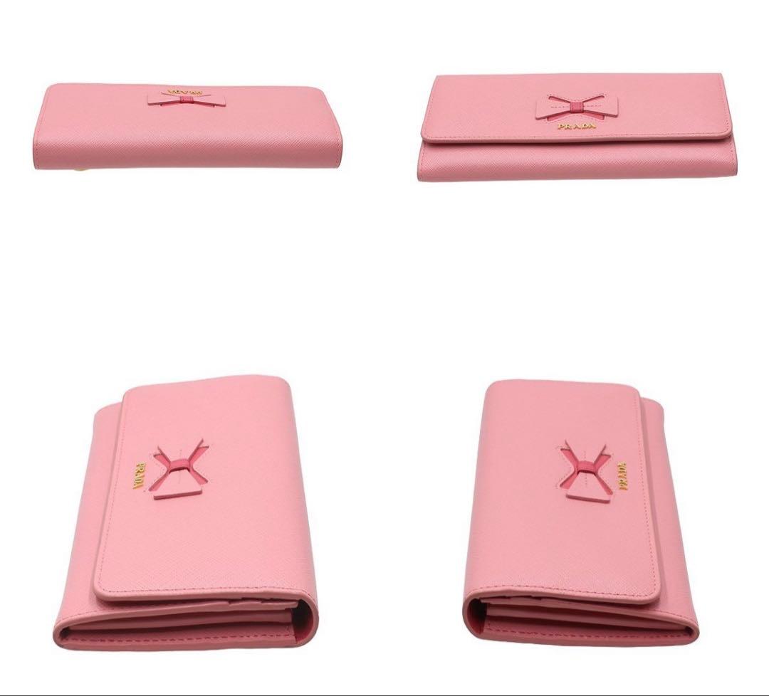 Prada Saffiano Bifold Wallet with Passcase — view 3