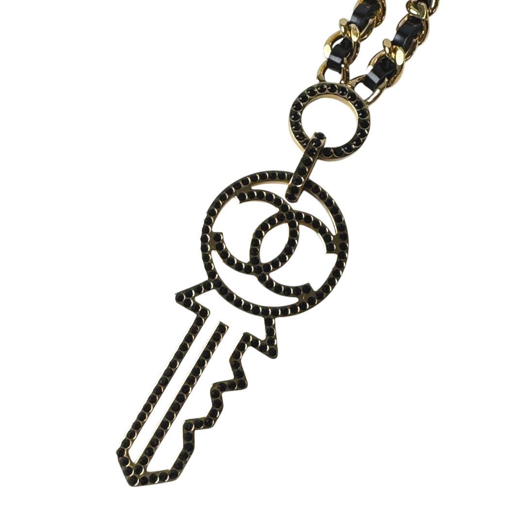 Chanel CC Logo Key Motif Necklace
