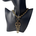 Chanel CC Logo Key Motif Necklace — view 2