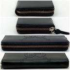 Gucci Jumbo GG Embossed Zip Around Wallet Black — view 4