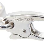 Cartier 18K White Gold Diamond 2C Necklace Top