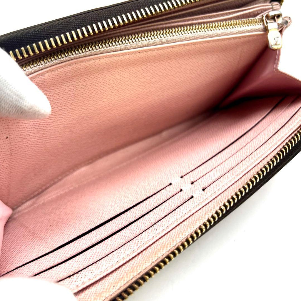 Louis Vuitton Damier Rosevalerine Zippy Wallet — view 9