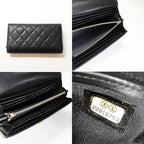 Chanel Class Coco Lock Caviar Leather Wallet Chain Shoulder Bag — view 4