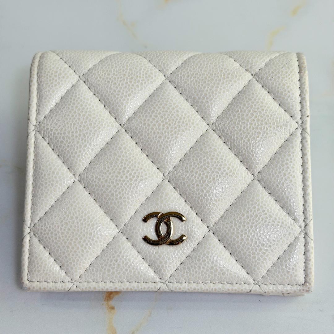 Chanel Quilted Caviar Leather Bifold Wallet — view 2