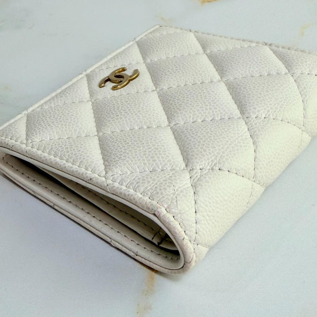 Chanel Quilted Caviar Leather Bifold Wallet — view 6
