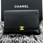 Chanel Wallet Coco Lock Trifold
