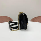 Chanel Quilted Single Flap CC Logo 2-Way Shoulder — view 2
