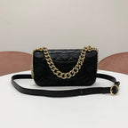 Chanel Quilted Single Flap CC Logo 2-Way Shoulder — view 3