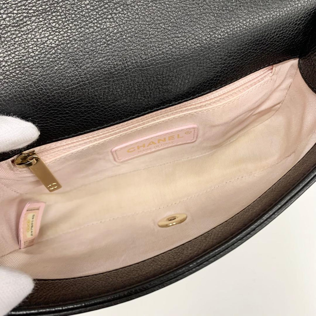 Chanel Quilted Single Flap CC Logo 2-Way Shoulder — view 7
