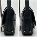 Hermes Rare Vintage Noumea Shoulder Bag Navy — view 5