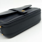 Hermes Rare Vintage Noumea Shoulder Bag Navy — view 6