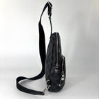 Louis Vuitton Super Damier Graphite Sling Bag Black — view 4