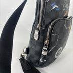 Louis Vuitton Super Damier Graphite Sling Bag Black — view 7