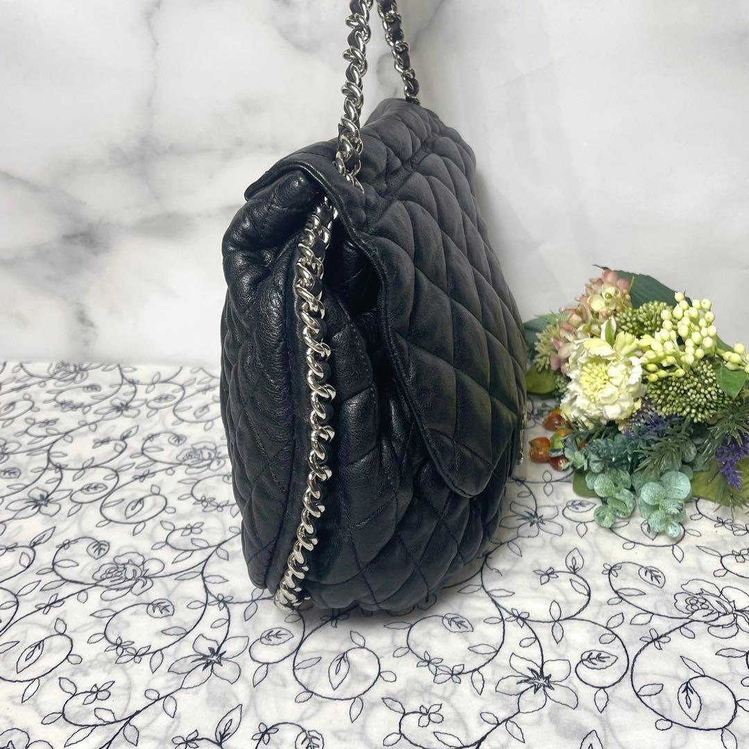 Chanel Chain Around Double Flap Quilted Black — view 5