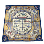 Hermes Scarf History of Carriages Carre 70 Silk — view 2