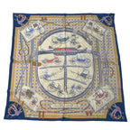 Hermes Scarf History of Carriages Carre 70 Silk — view 3
