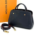 Louis Vuitton Montaigne BB Monogram Empreinte Navy Handbag