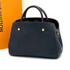 Louis Vuitton Montaigne BB Monogram Empreinte Navy Handbag — view 2